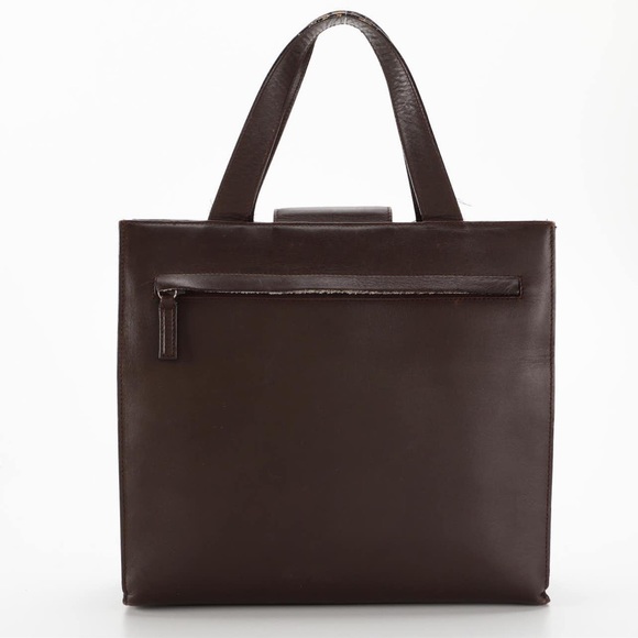 Gucci Brown Leather Tote Bag. Good condition! - Picture 7 of 10